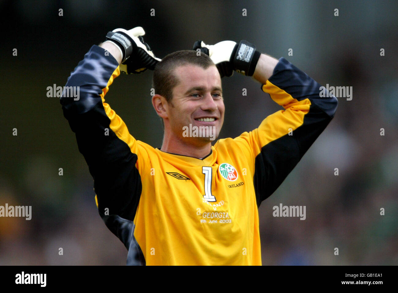 Soccer - European Championships 2004 - 10 Groupe qualificatif - Irlande v Géorgie Banque D'Images