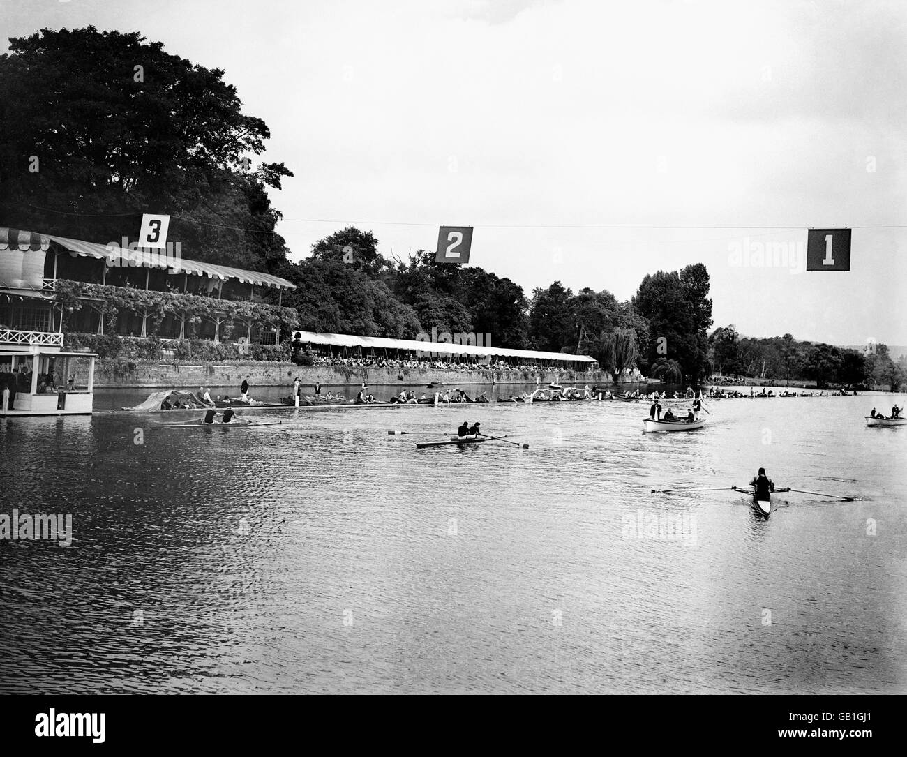 Jeux Olympiques de Londres 1948 - Aviron - Henley Banque D'Images