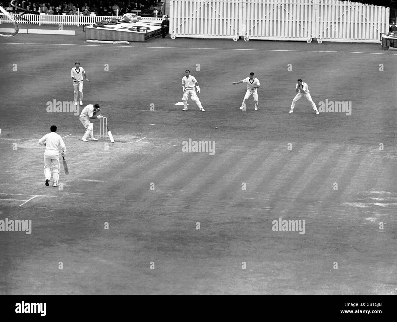 Cricket - Premier Test - Angleterre v Afrique du Sud - Dernier jour Banque D'Images