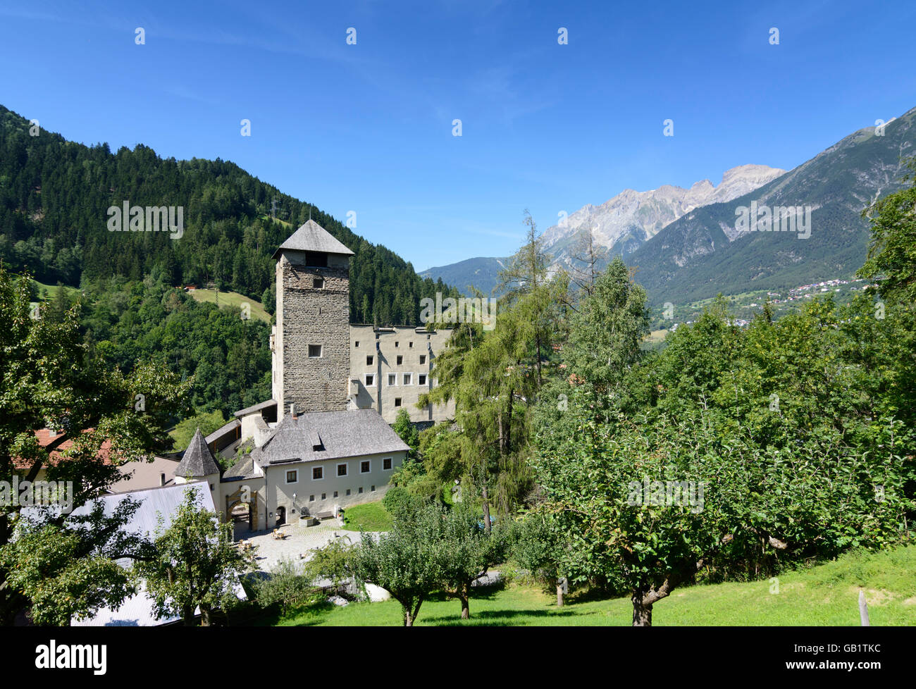 Le Château de Landeck Landeck Autriche Tirol, Tyrol Banque D'Images