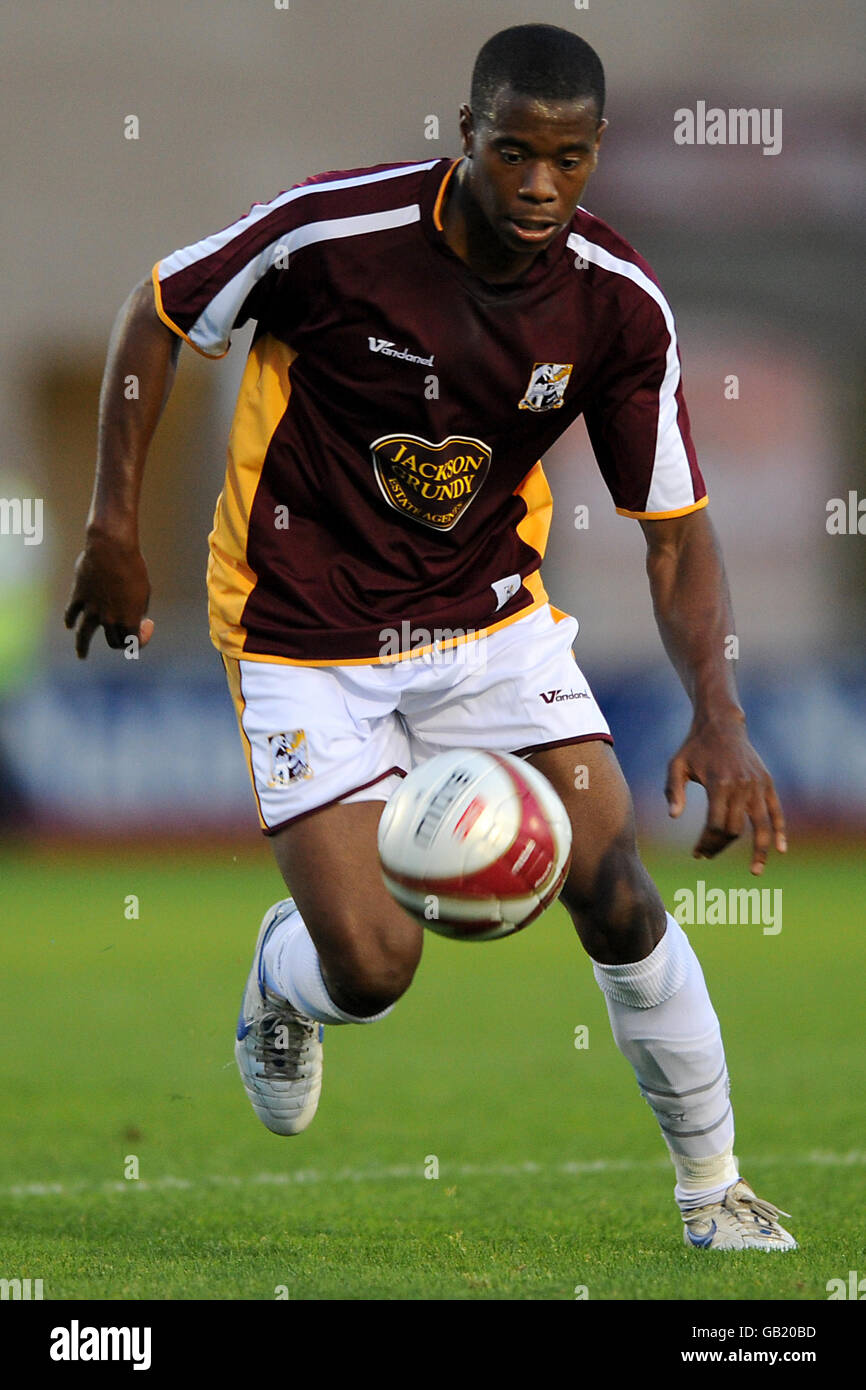 Football - amical - Northampton Town v West Bromwich Albion - Sixfields Stadium. Liam Davis, ville de Northampton Banque D'Images