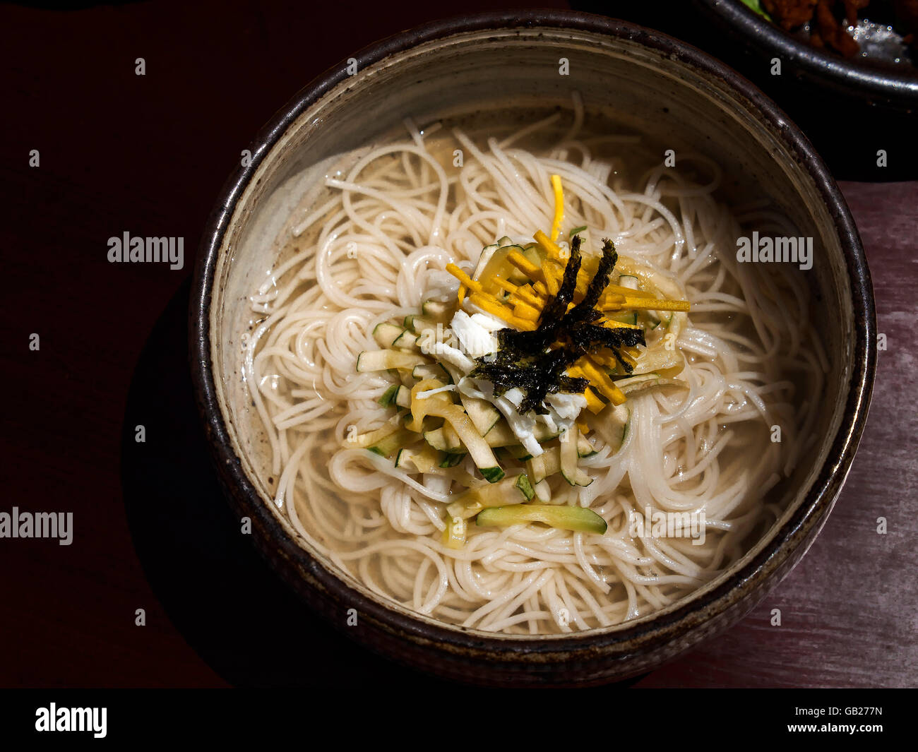 Une cuisine traditionnelle coréenne, Séoul, Corée du Sud, Asie Banque D'Images