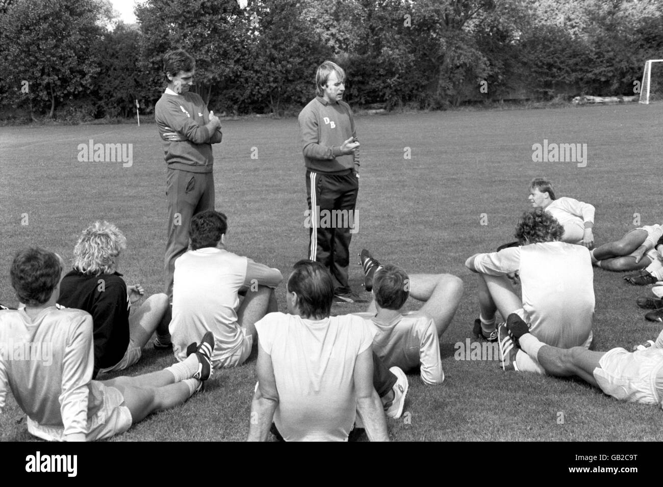 Football - Ligue Division One - Aujourd'hui la formation de Wimbledon Banque D'Images