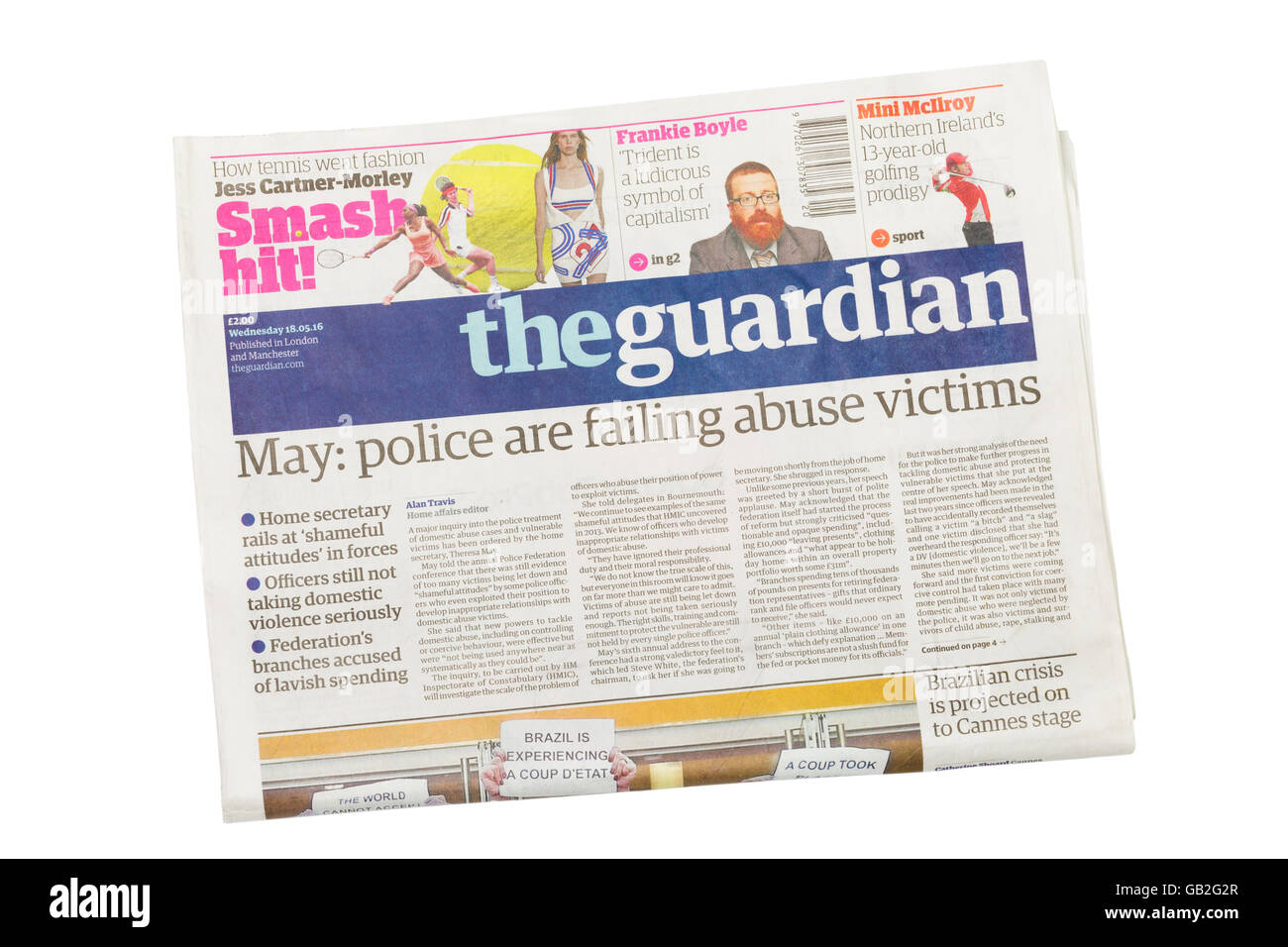 Le journal The Guardian Banque D'Images Le journal The Guardian Banque D'Images