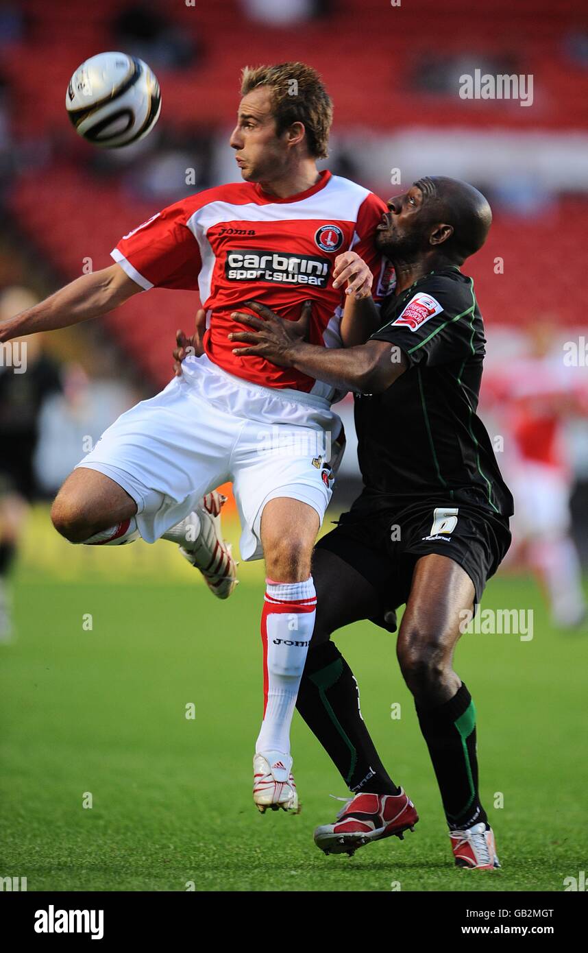 Football - Carling Cup - Premier tour - Charlton Athletic v Yeovil Town - La Vallée Banque D'Images