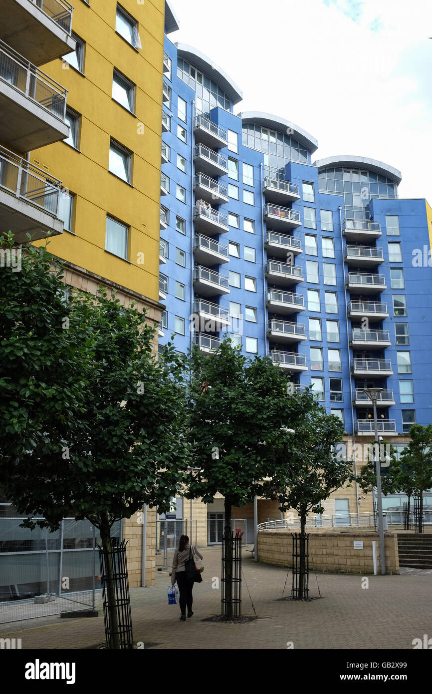 Crown Heights hébergement à Basingstoke, Angleterre. Banque D'Images