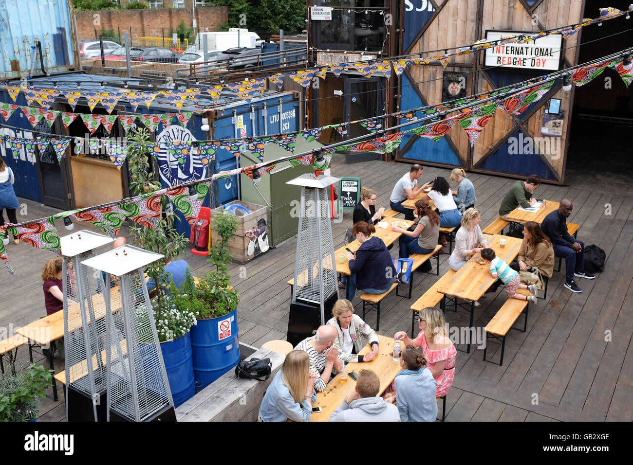 Brixton pop à Londres, en Angleterre. Banque D'Images