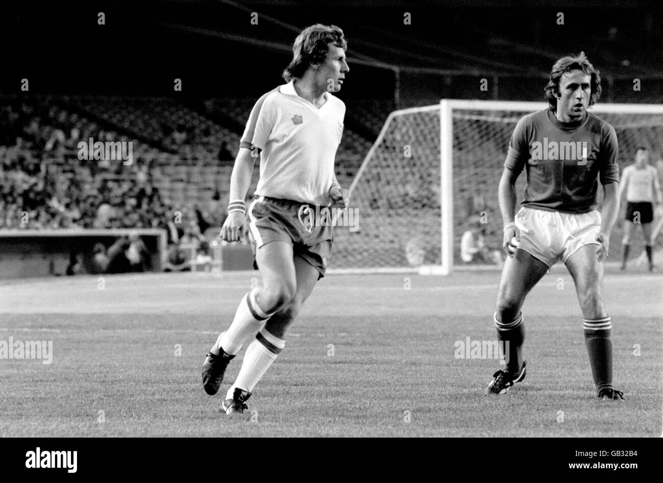 Football - coupe du bicentenaire américain - Italie / Angleterre. Joe Royle, Angleterre Banque D'Images