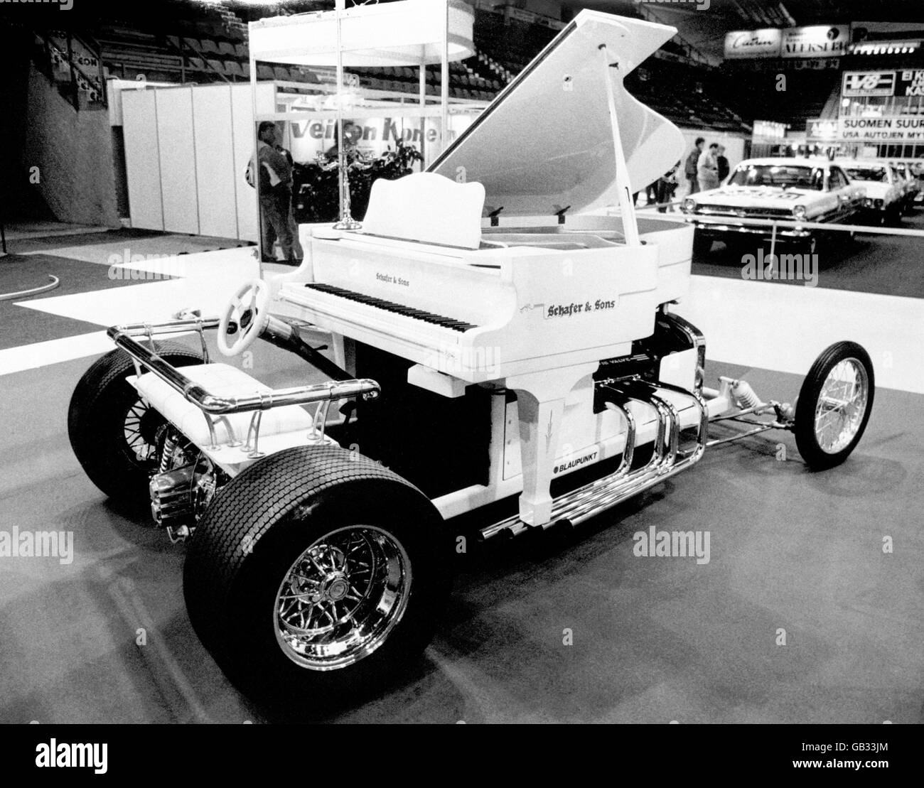 Transport - routier - Cars - nouveauté - Helsinki - 1988 Banque D'Images