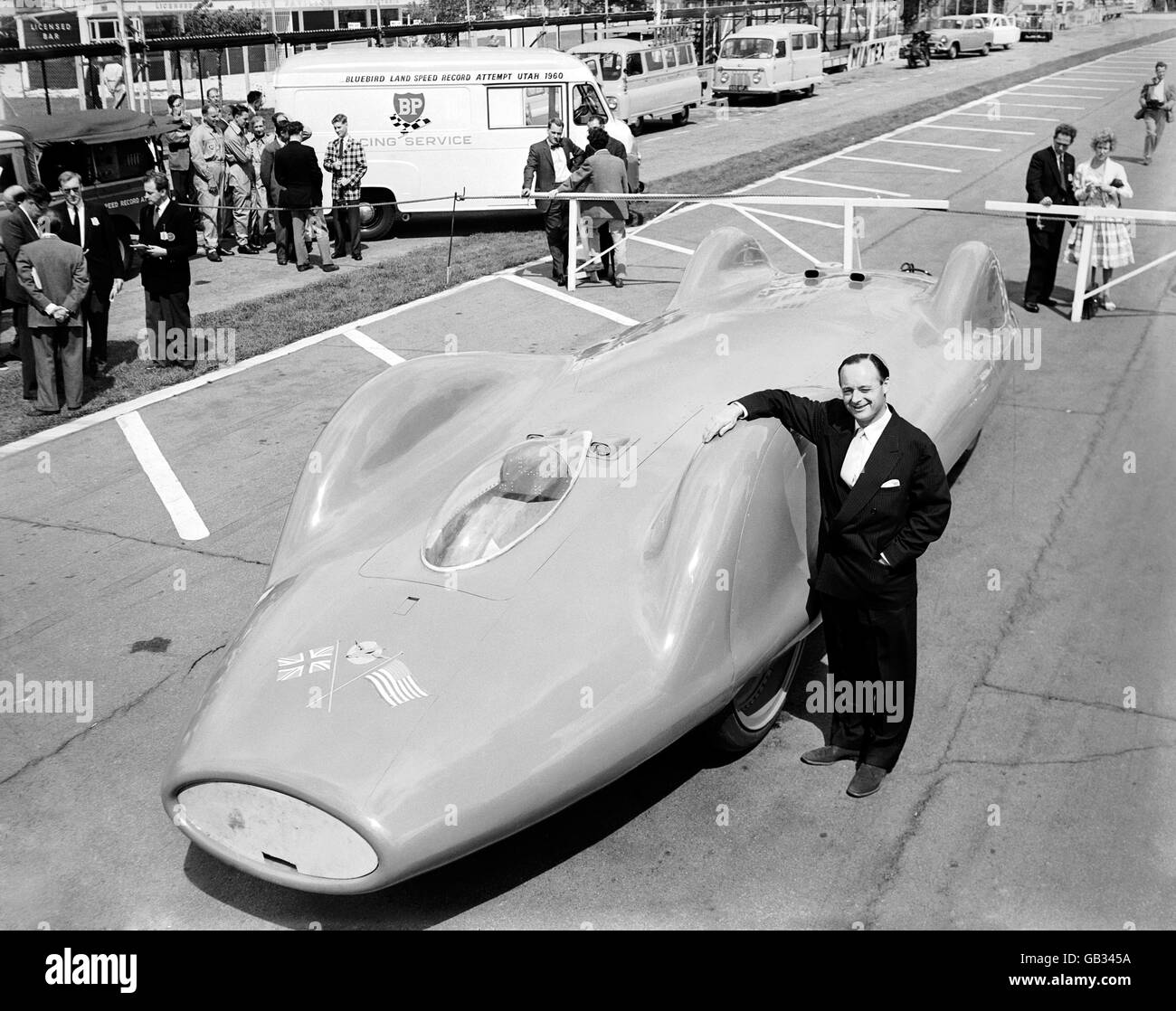 Record du monde de vitesse au sol Banque D'Images