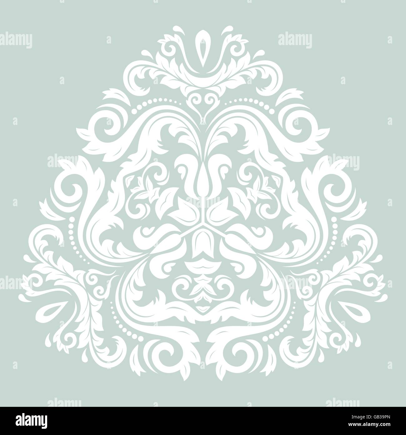 Résumé Motif Vecteur Oriental Illustration de Vecteur