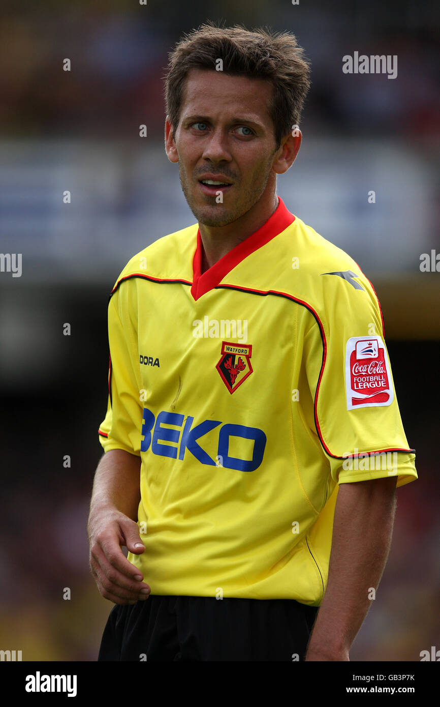 Soccer - Coca-Cola Football League Championship - Watford v Charlton Athletic - Vicarage Road Stadium Banque D'Images