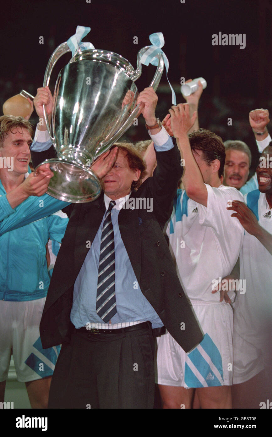 - Football - Ligue des Champions - Olympique de Marseille finale v AC Milan - Stade Olympique, Munich Banque D'Images