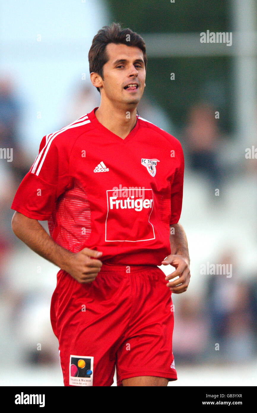 - Ambassadoren Swiss Cup Soccer - FC Aarau v FC Thoune Banque D'Images