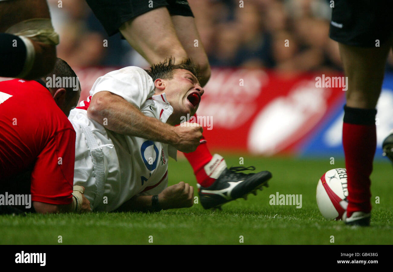 Rugby Union - Match International - Pays de Galles v Angleterre Banque D'Images