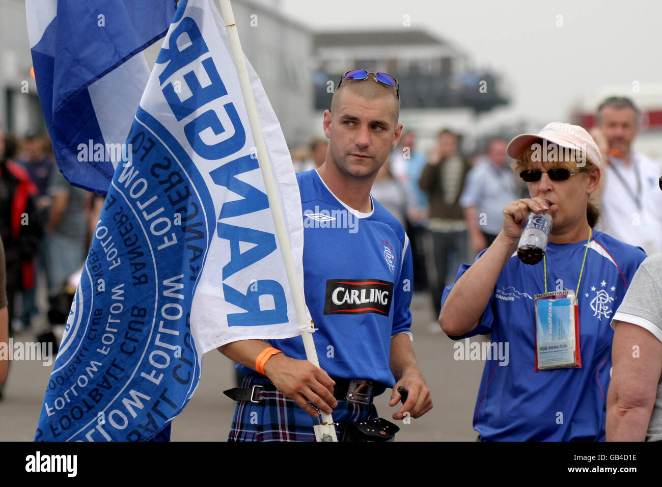 Motor Racing - superleague formula - Race - Donington Park Banque D'Images