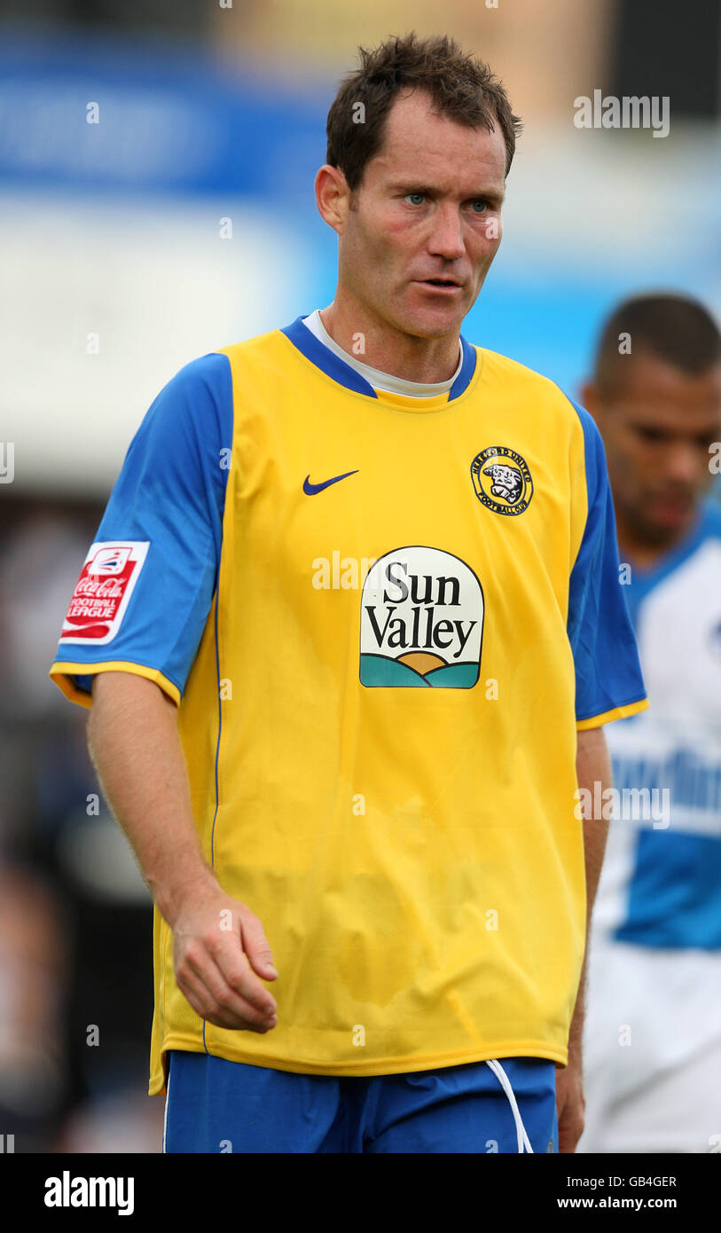 Football - Coca-Cola football League One - Bristol Rovers v Hereford United - The Memorial Stadium. Steve Guinan, Hereford United Banque D'Images