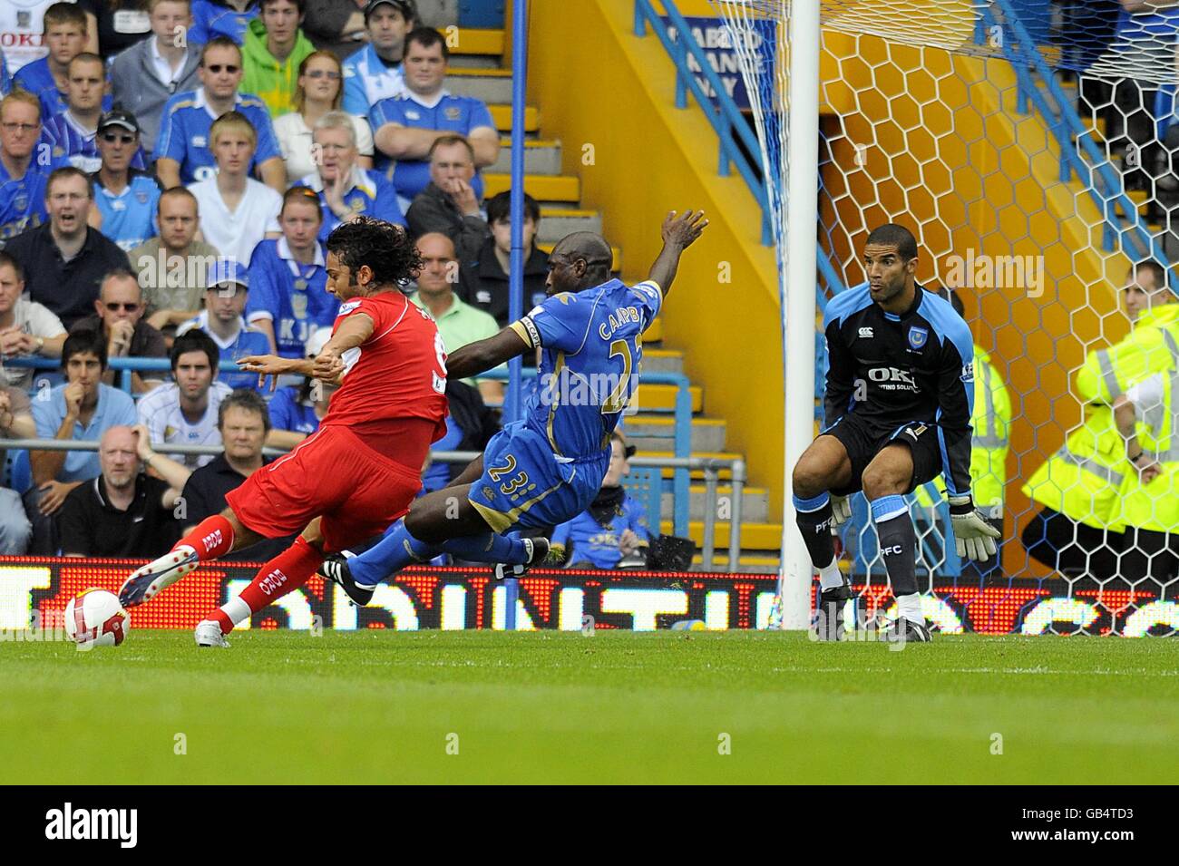 Soccer - Barclays Premier League - Portsmouth v Middlesbrough - Fratton Park Banque D'Images