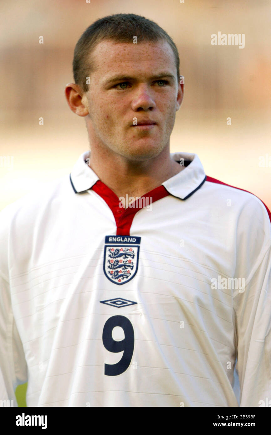 Soccer - Championnat d'Europe 2004 qualificateur - Groupe sept - Macédoine / Angleterre. Wayne Rooney, Angleterre Banque D'Images