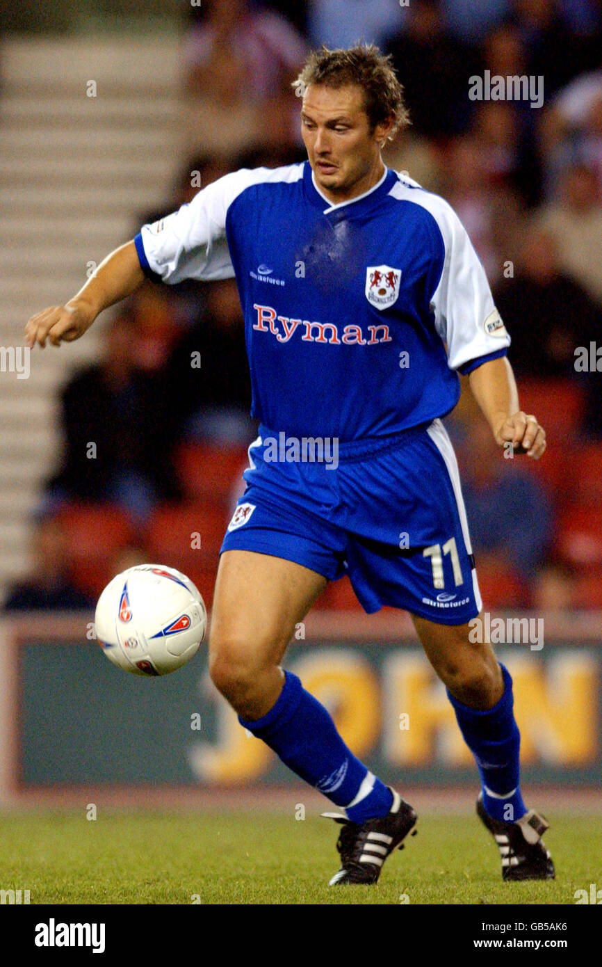 Football - Nationwide League Division One - Stoke City / Millwall. Noel Whelan, Millwall Banque D'Images