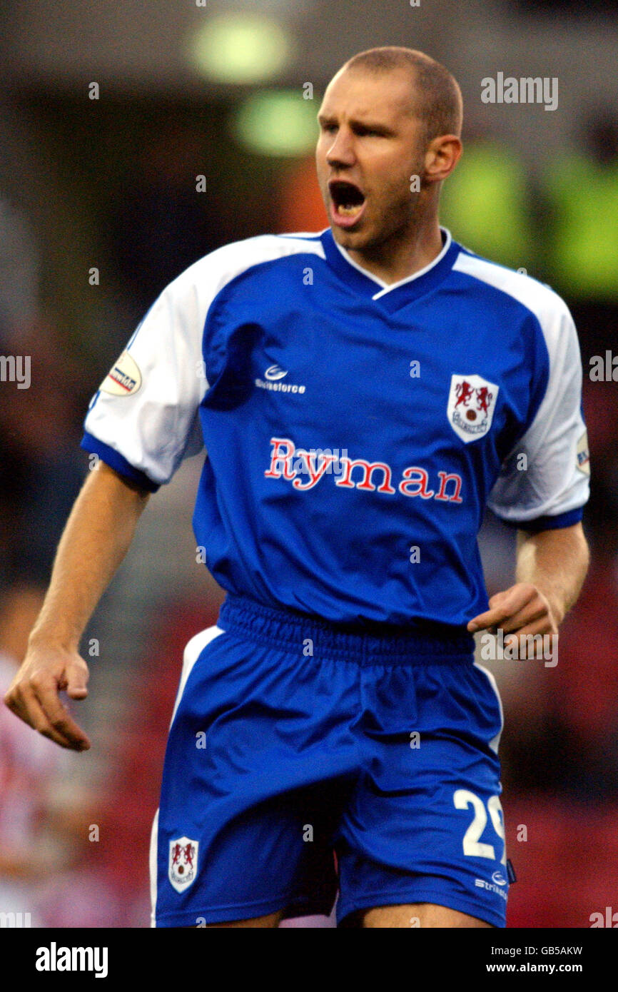 Football - Nationwide League Division One - Stoke City / Millwall. Bob Peeters, Millwall Banque D'Images