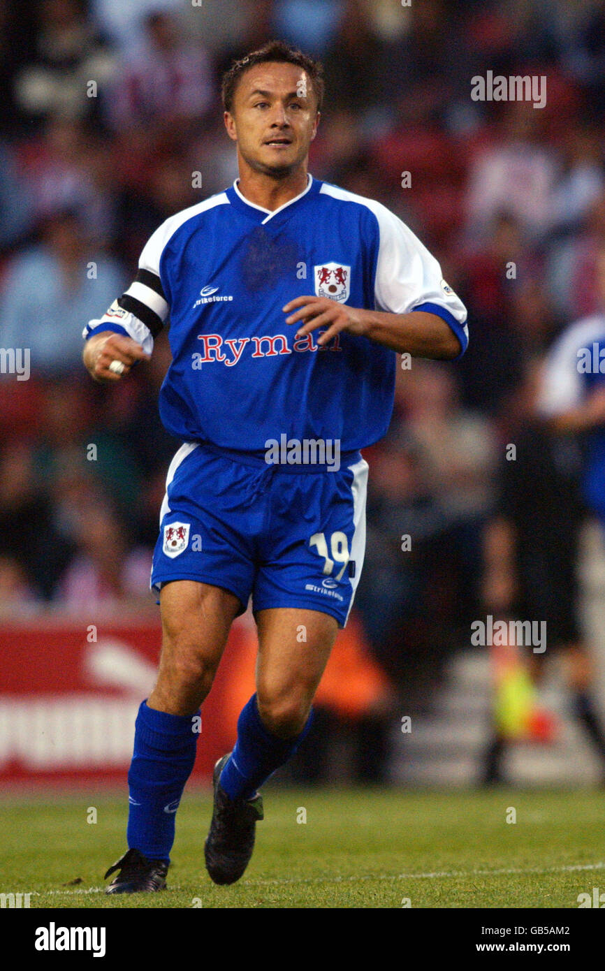 Football - Nationwide League Division One - Stoke City / Millwall. Dennis Wise, Millwall Banque D'Images