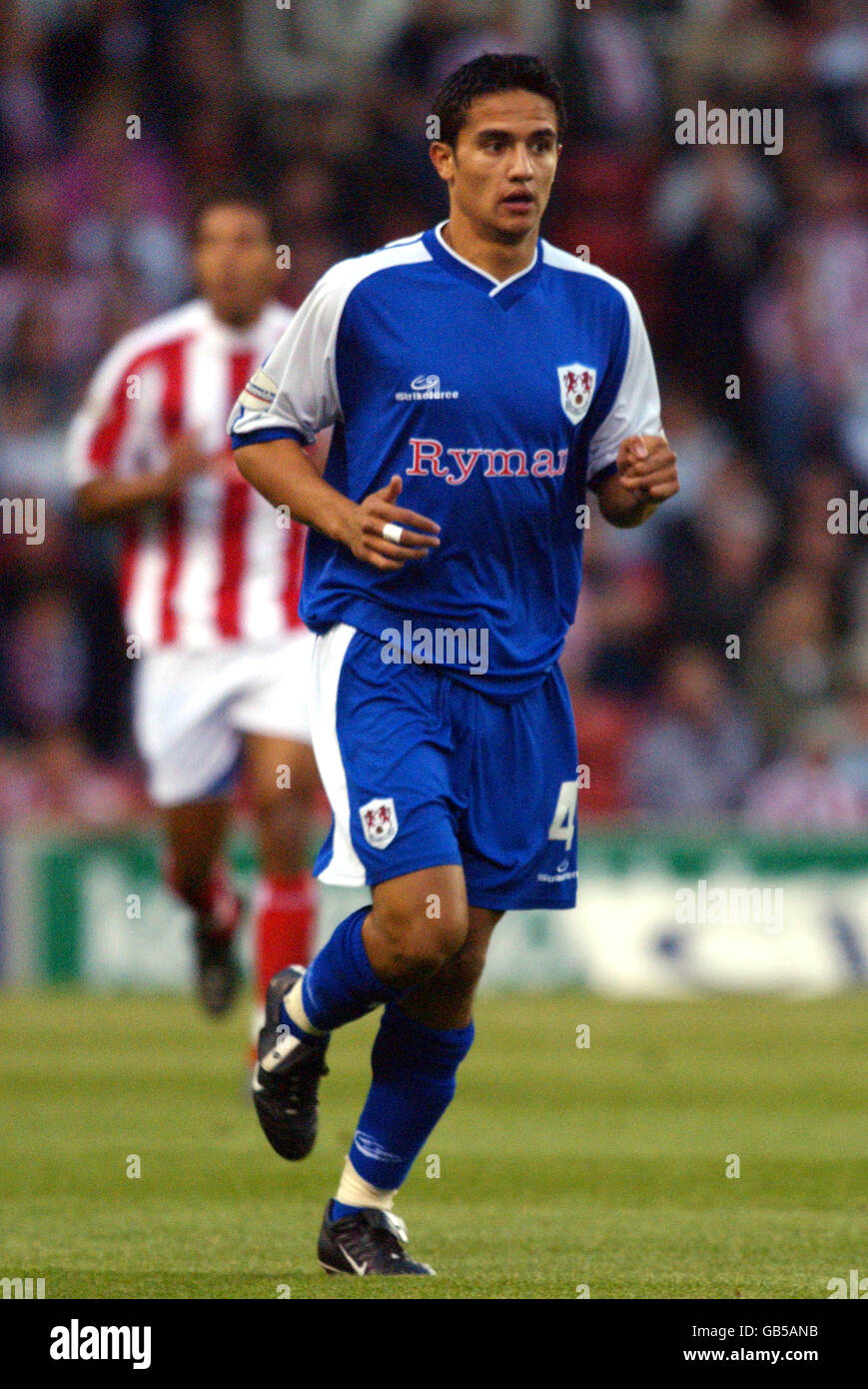 Football - Nationwide League Division One - Stoke City / Millwall. Tim Cahill, Millwall Banque D'Images