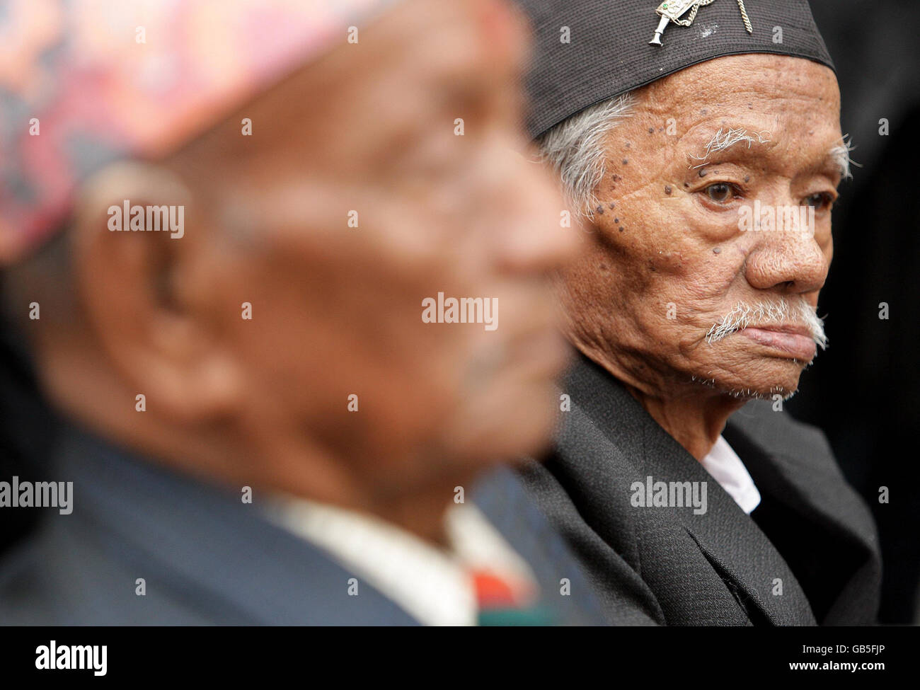Projet de loi de Gurkha Banque D'Images