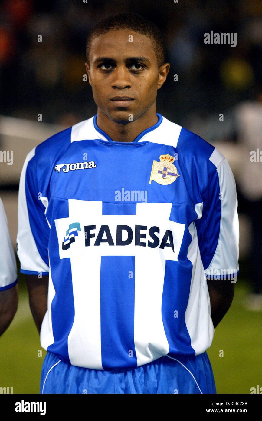 Football - Ligue des champions de l'UEFA - Groupe C - AEK Athènes / Deportivo la Coruna.Jorge Andrade, Deportivo la Coruna Banque D'Images