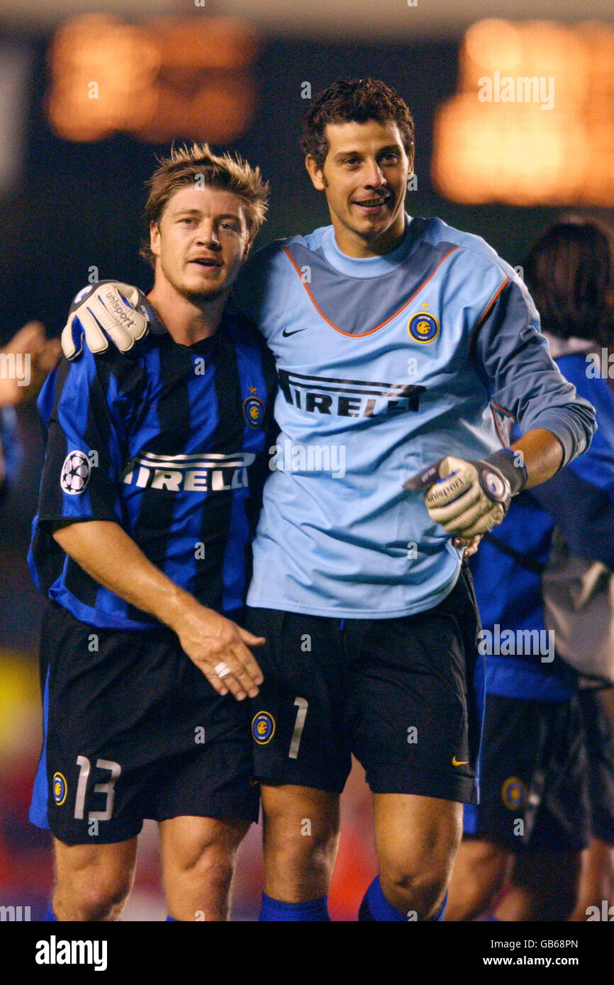 Maillot Nike Inter Milan Francesco Toldo – Taille XL – Gris Domicile – Occasion