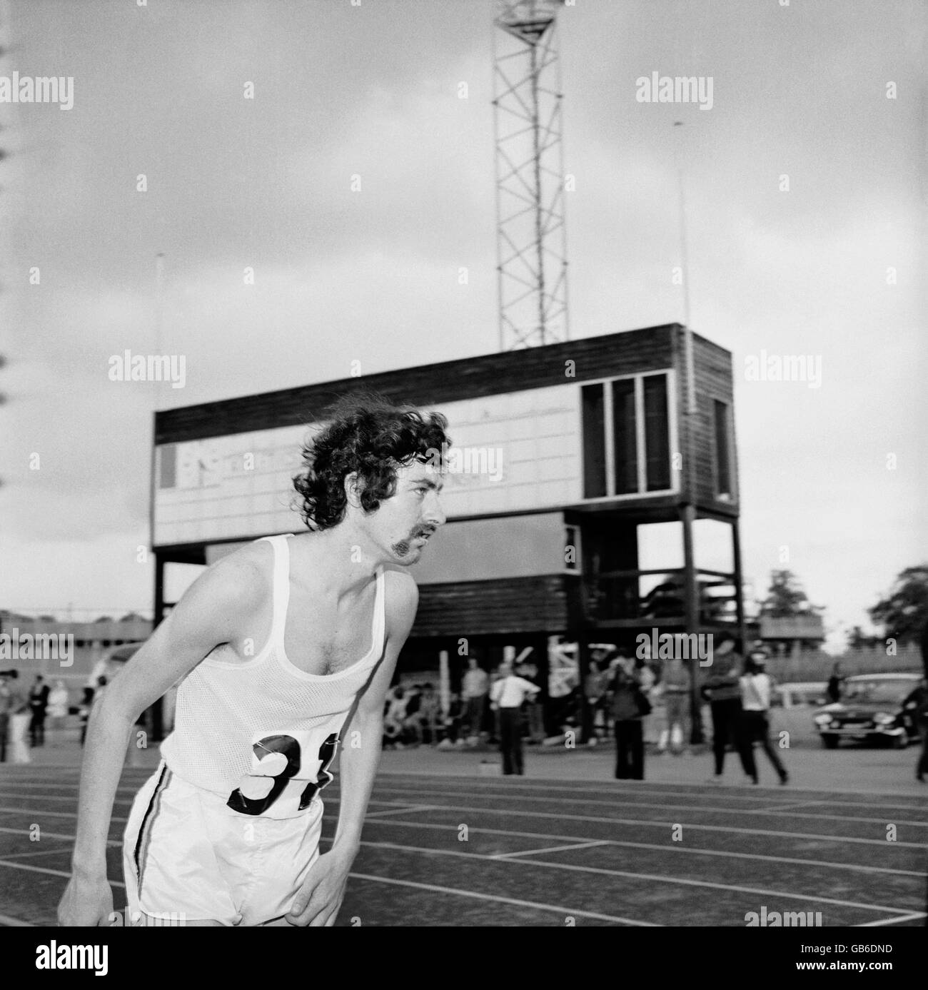 Athlétisme - Championnat AAA - Crystal Palace. Dave Bedford Banque D'Images