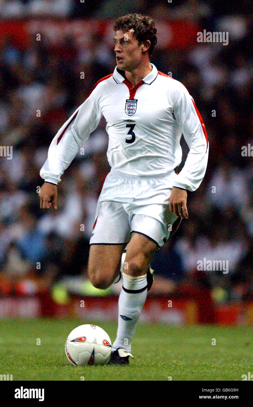 Soccer - Championnat d'Europe 2004 qualificateur - Groupe sept - Angleterre / Liechtenstein. Wayne Bridge, Angleterre Banque D'Images