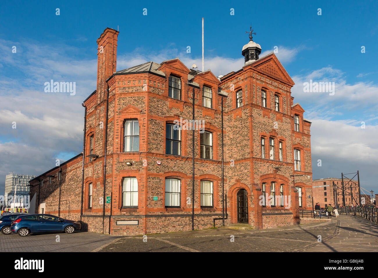 Bâtiment de pilotage Pier Head Mersey Liverpool Angleterre UK Banque D'Images