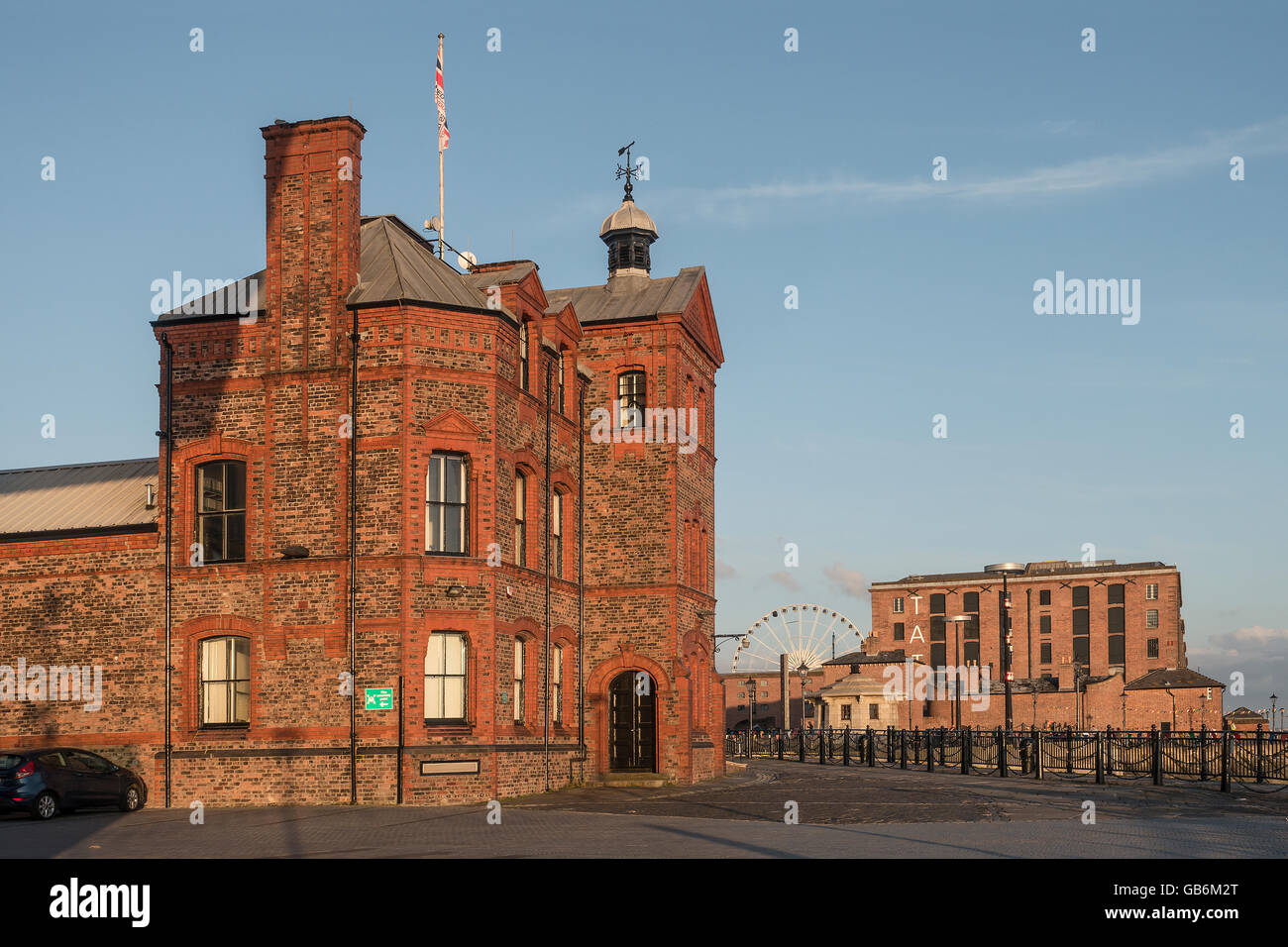 Bâtiment de pilotage Pier Head Mersey Liverpool Angleterre UK Banque D'Images
