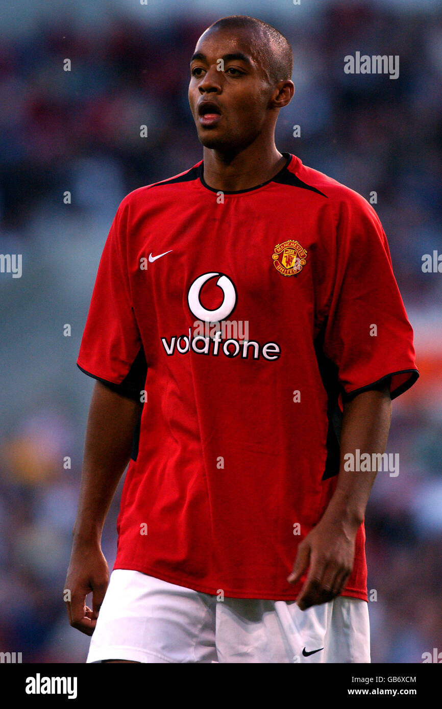 Football - amical - Stoke City v Manchester United. David Bellion, Manchester United Banque D'Images