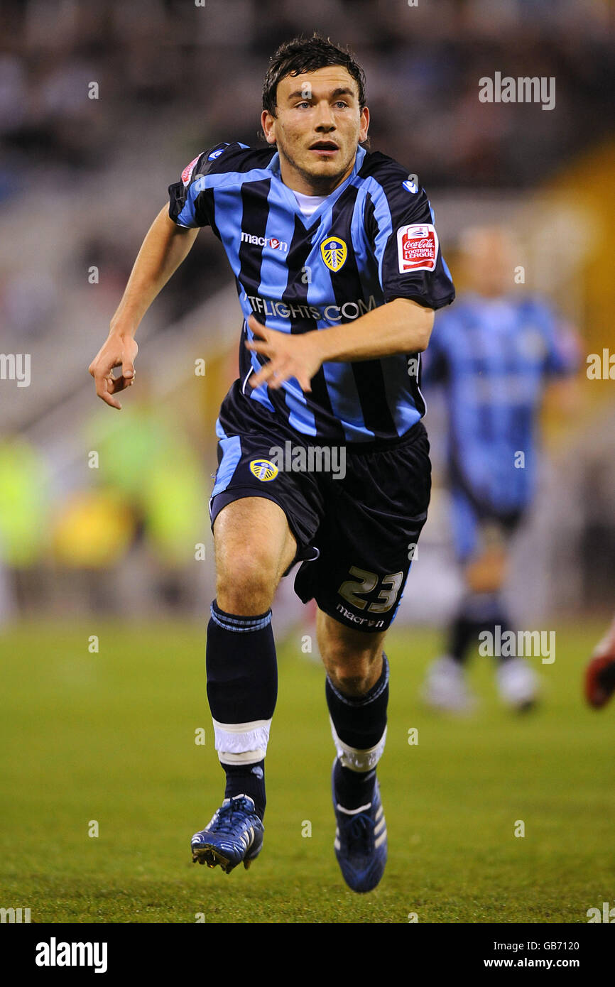 Soccer - Johnstone's Paint Trophy - Section du Nord - deuxième tour - Rotherham United / Leeds United - Don Valley Stadium. Robert Snodgrass, Leeds United Banque D'Images