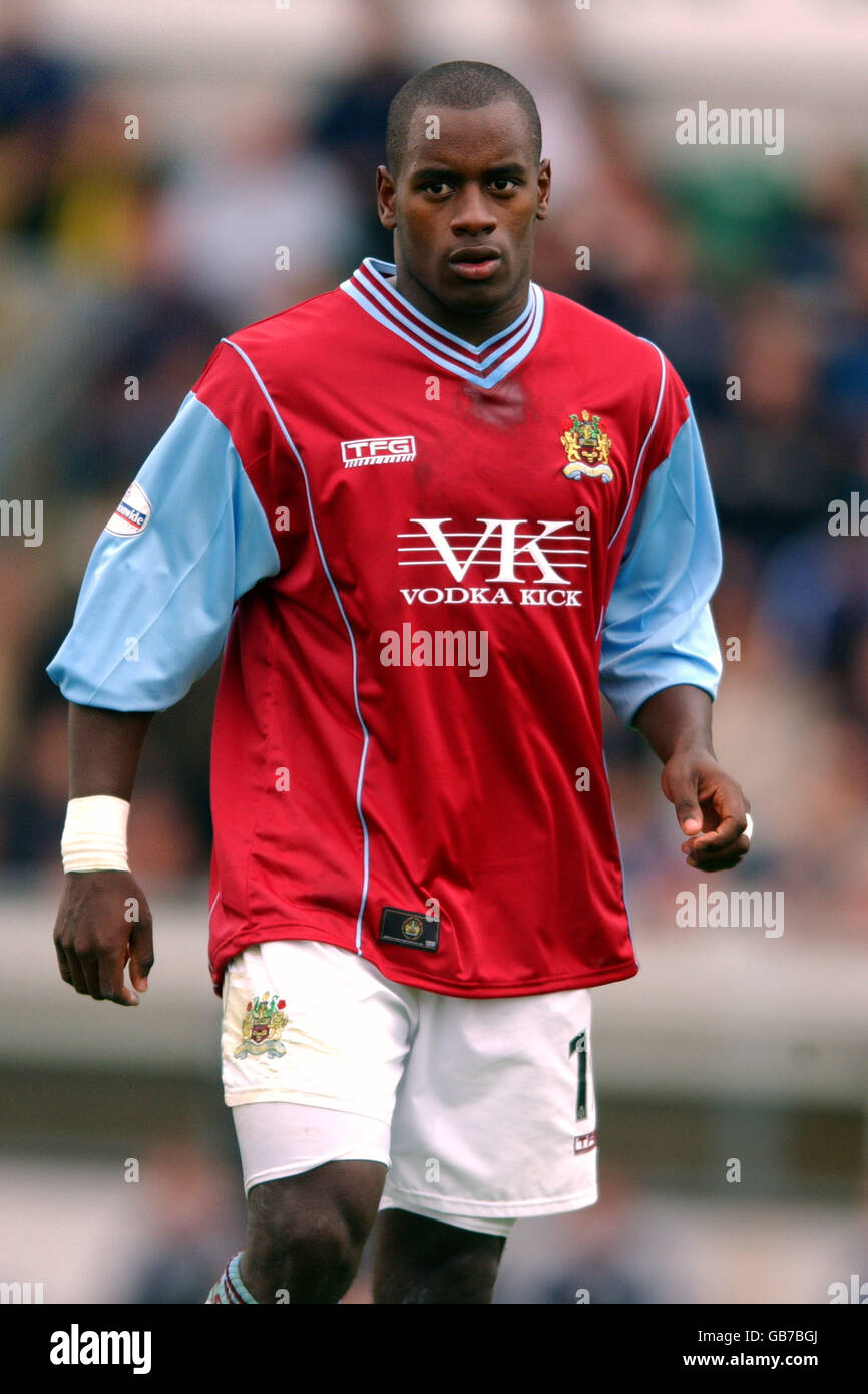 Football - Nationwide League Division One - Wimbledon / Burnley. Delory Facey, Burnley Banque D'Images
