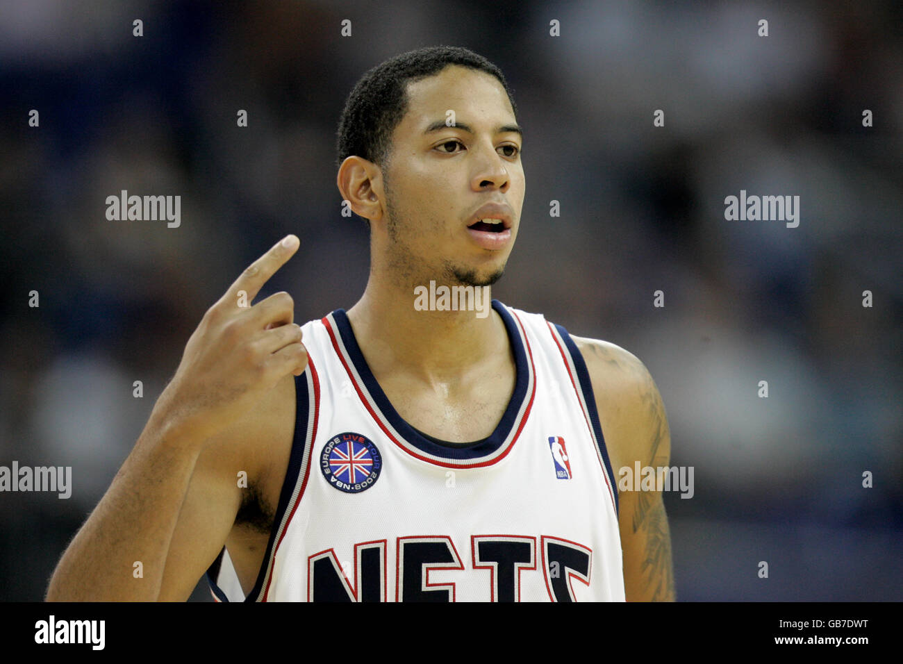 Basket-ball - NBA - Tournée d'avant saison - Miami Heat v New Jersey Nets - O2 Arena Banque D'Images