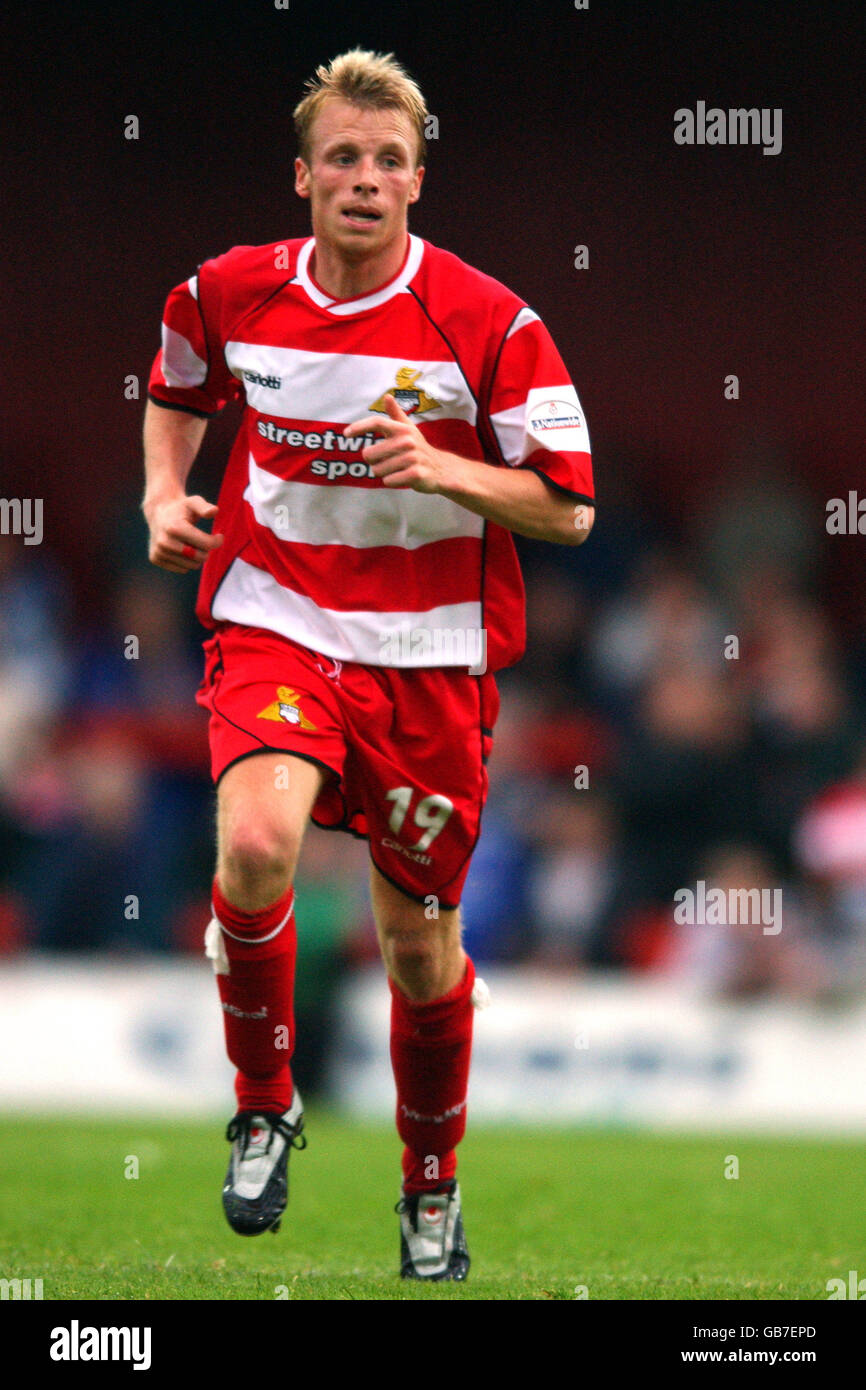 Football - amical - Doncaster Rovers / Livingston. Ricky Ravenhill, Doncaster Rovers Banque D'Images