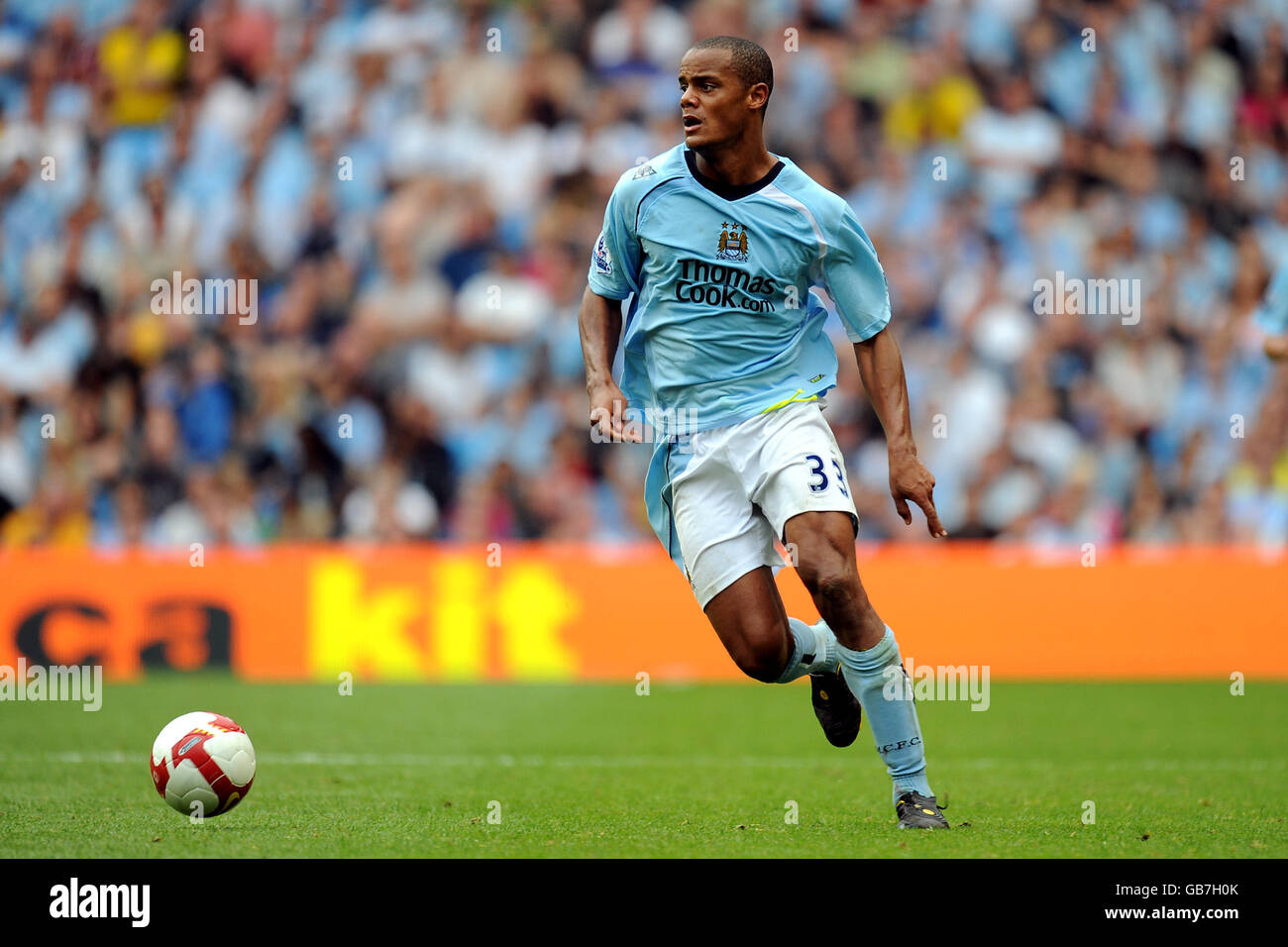Soccer - Barclays Premier League - Manchester City v Portsmouth - Ville de Manchester Stadium Banque D'Images