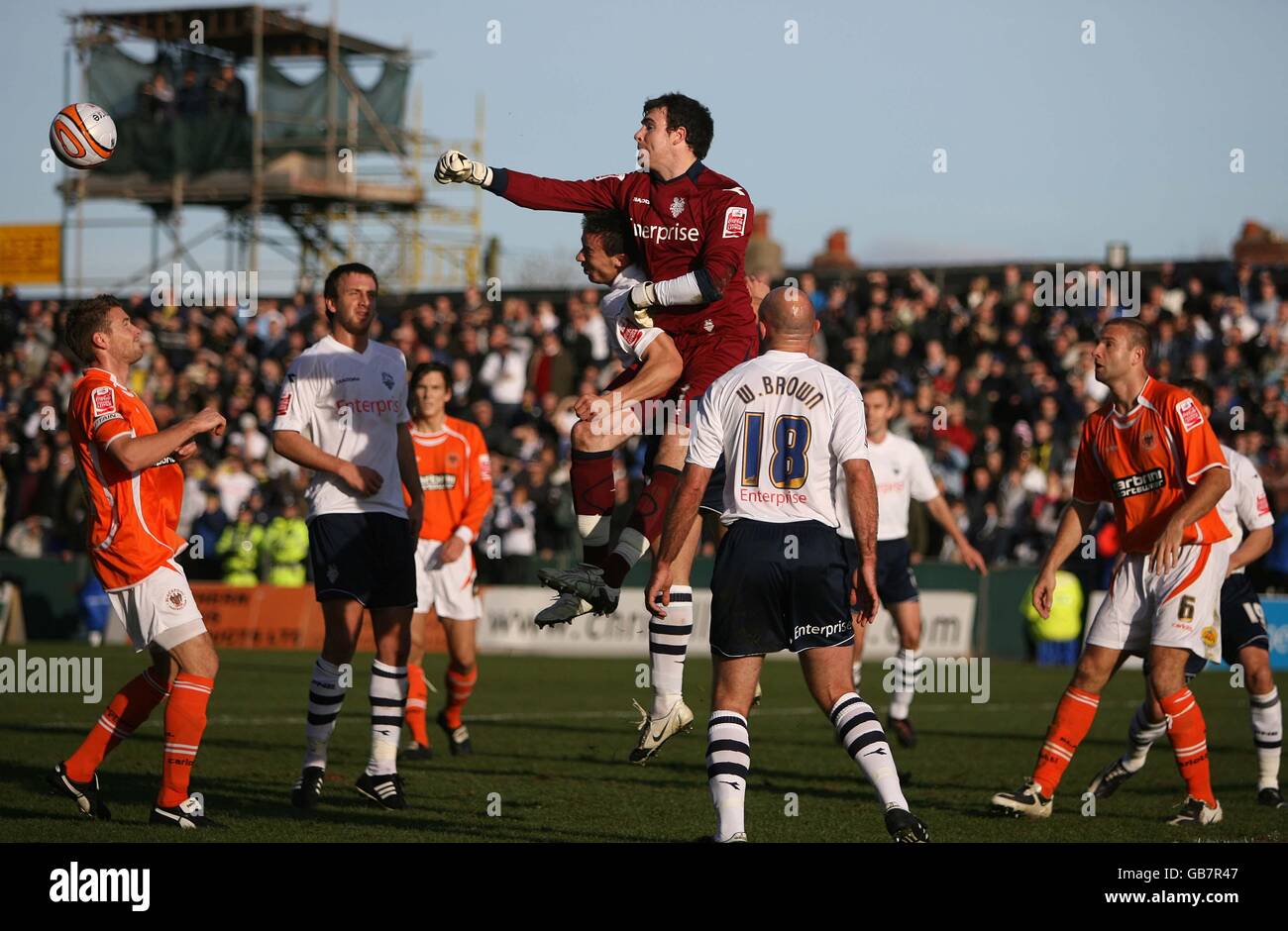 Soccer - Coca-Cola Football League Championship - Blackpool v Preston North End - Bloomfield Road Banque D'Images