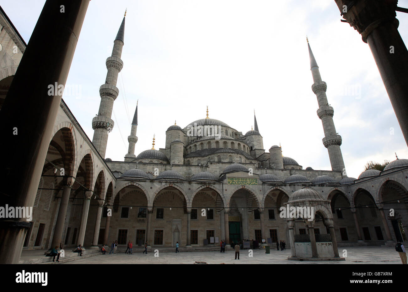 Stock de voyage, Istanbul, Turquie. Mosquée bleue Banque D'Images