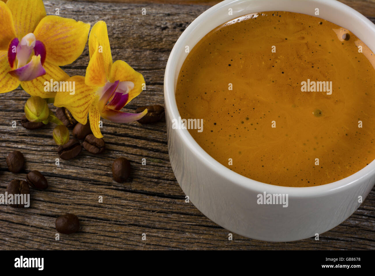 Tasse de café fort. Pause café. Le café du matin. Tasse de café. Tasse de café Banque D'Images