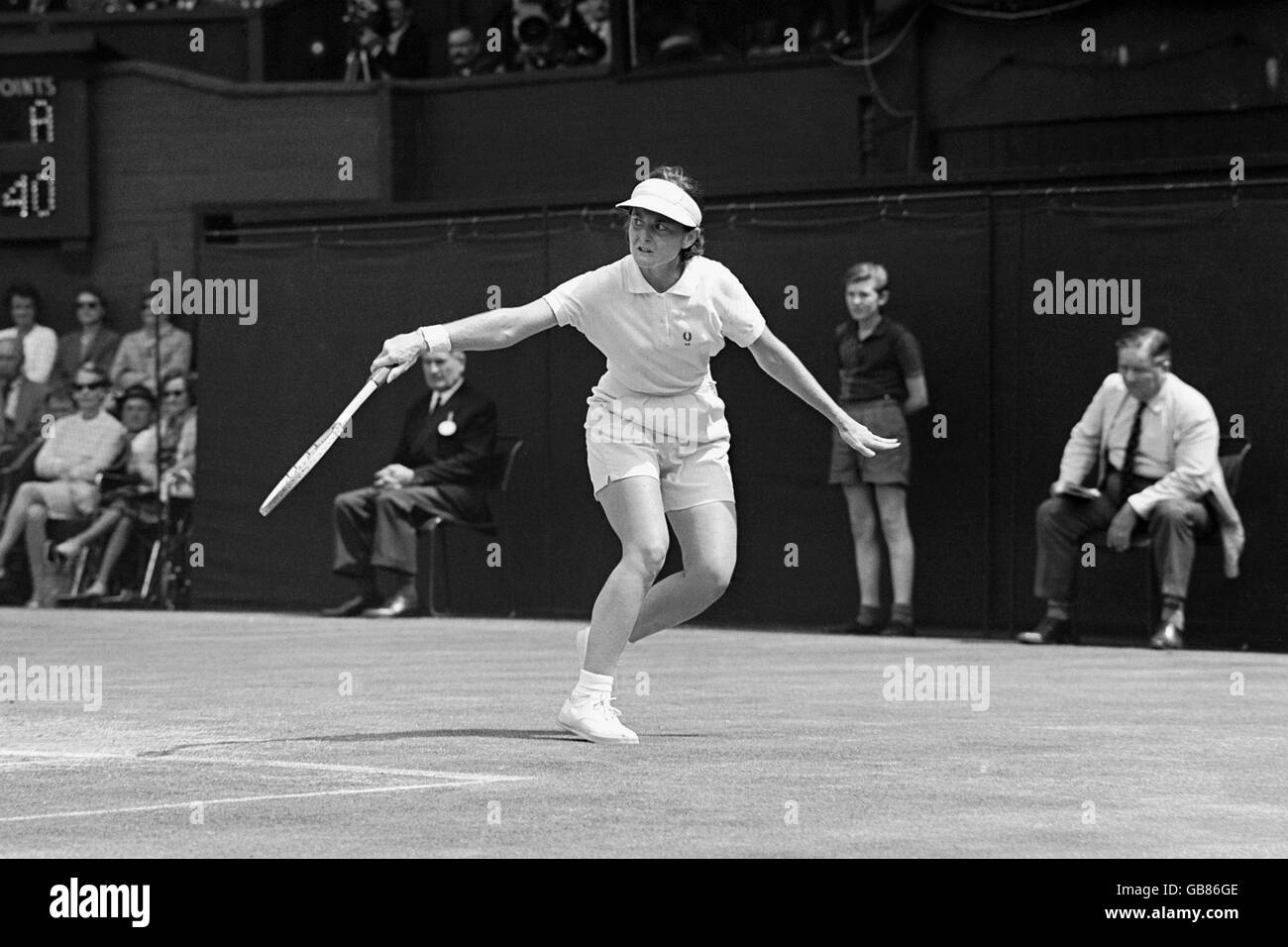 Tennis - Wimbledon - Championnat Simple dames Banque D'Images