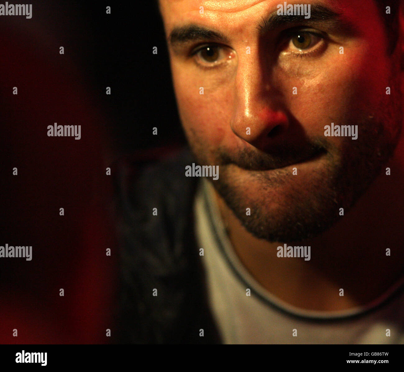 Joe Calzaghe Boxe - Conférence de presse - Planet Hollywood - New York Banque D'Images