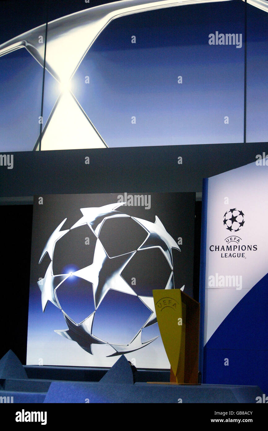 Football - Ligue des Champions - Lancement de la marque Banque D'Images