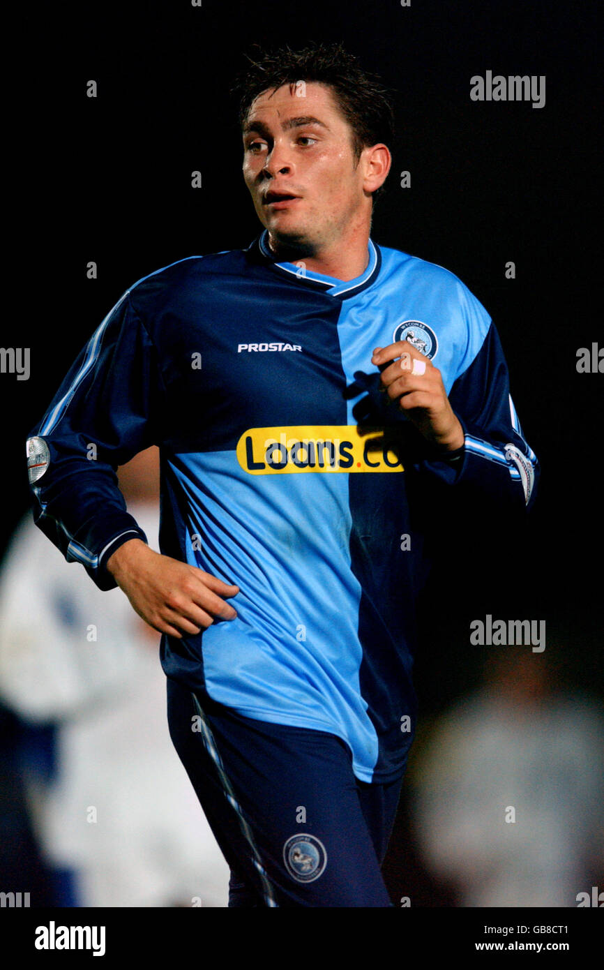 Soccer - LDV Vans Trophée - Southern Section First Round - Wycombe Wanderers / Cambridge United.Andy Bell, Wycombe Wanderers Banque D'Images