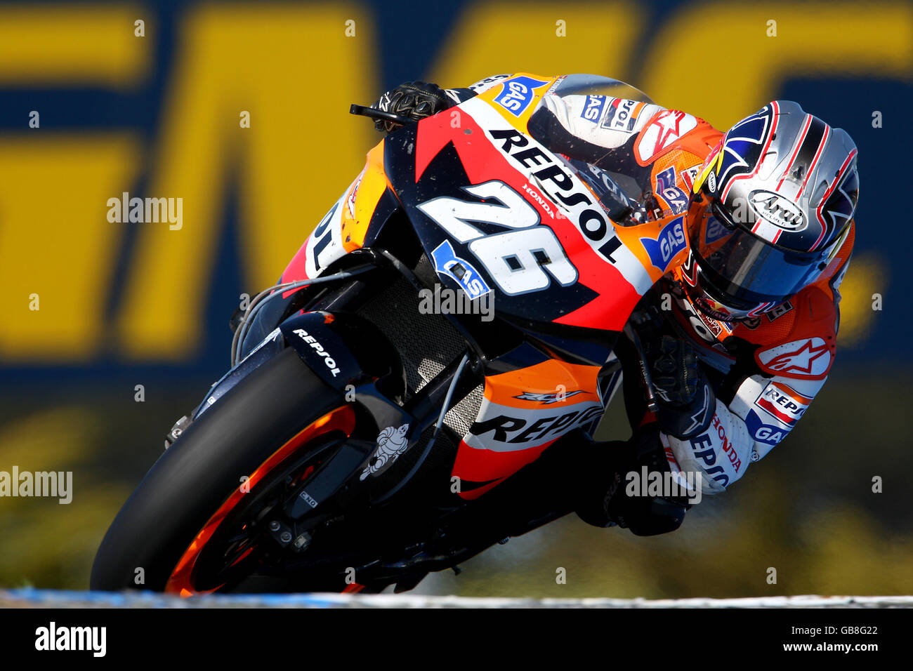 Motocyclisme - moto GP - Grand Prix d'Australie de GMC - course - Phillip Island.Dani Pedrosa (SPA) de Repsol Honda pendant le Grand Prix d'Australie de MotoGP Banque D'Images