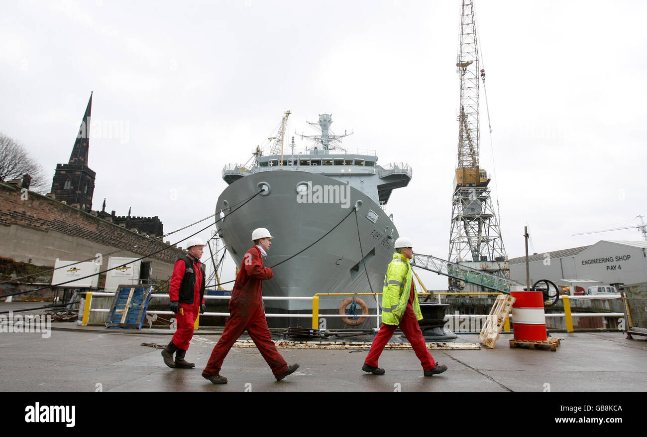 Cammell Laird Shiprepairers et des constructeurs Banque D'Images