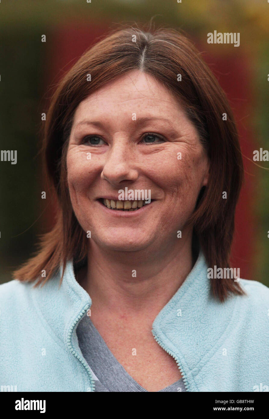 Annette Bolesworth, 44 ans, à Rutherglen, dans le Lanarkshire, qui a été empoisonnée par le monoxyde de carbone émis par sa voiture. Banque D'Images